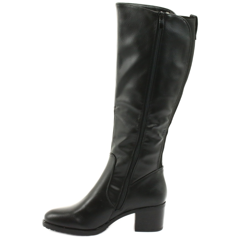 M.Daszyński Boots insulated high heels Daszyński 153 black 2