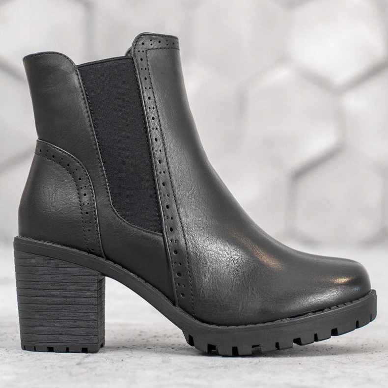 J. Star Slip-on Boots On The Platform black 1