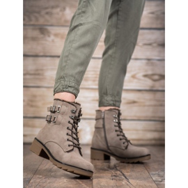 Sergio Leone Warm lace-up boots brown 1