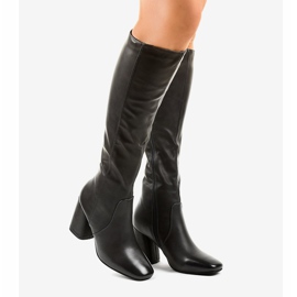 Gray eco-leather boots 5319 grey 2