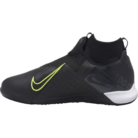 Nike Phantom Vsn Academy Df Ic Jr AO3290 007 football shoes black black 1