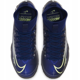 Nike Mercurial Superfly 7 Academy Mds Tf Jr BQ5407 401 football shoe navy blue navy blue 1