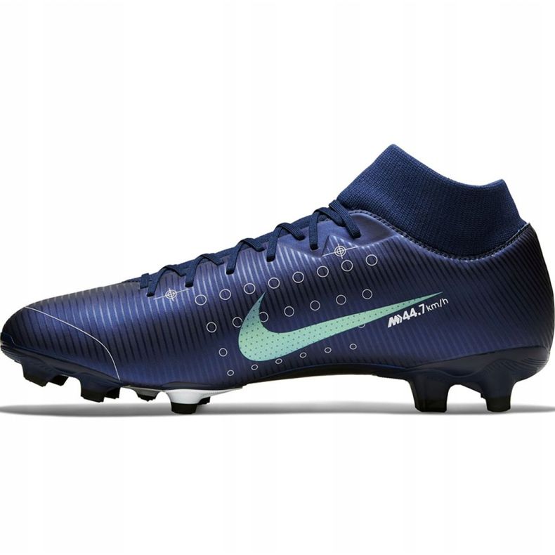 Nike Mercurial Superfly 7 Academy Mds FG / MG M BQ5427 401 football shoe blue blue 2