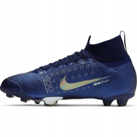Nike Mercurial Superfly 7 Elite Mds Fg Jr BQ5420 401 football shoe blue blue 2