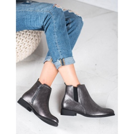 Sergio Leone Silver Chelsea boots grey 2 Sergio Leone Silver Chelsea boots grey 2