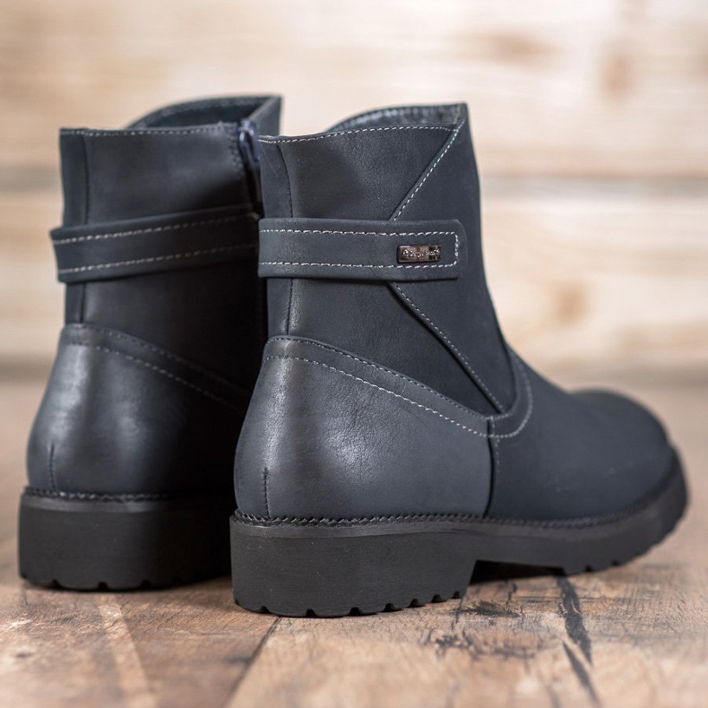 Sergio Leone Comfortable Navy Blue Boots multicolored 2 Sergio Leone Comfortable Navy Blue Boots multicolored 2