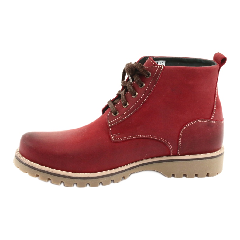 Winter lace-up boots Riko 888 red 2 Winter lace-up boots Riko 888 red 2