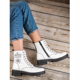 Goodin White Glany Booties 1