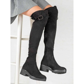 Seastar Thigh-boots On The Platform black 2