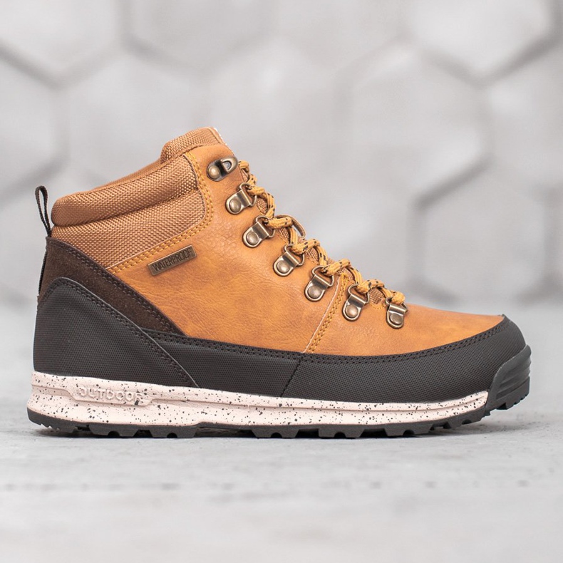 McKey Lace-up boots with sheepskin brown 1