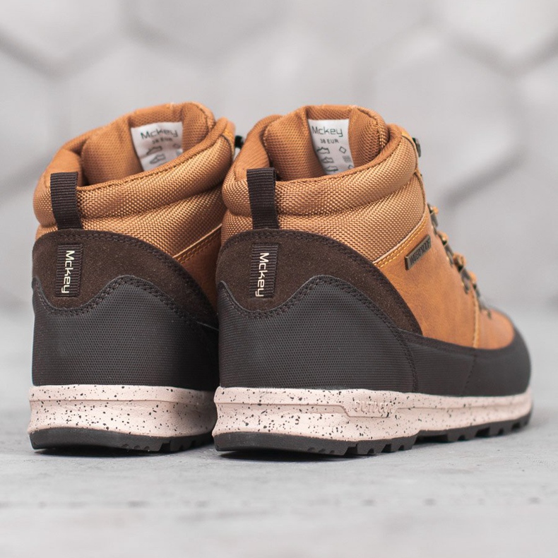 McKey Lace-up boots with sheepskin brown 2