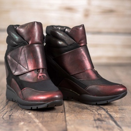 Sergio Leone Velcro Sneakers red 1