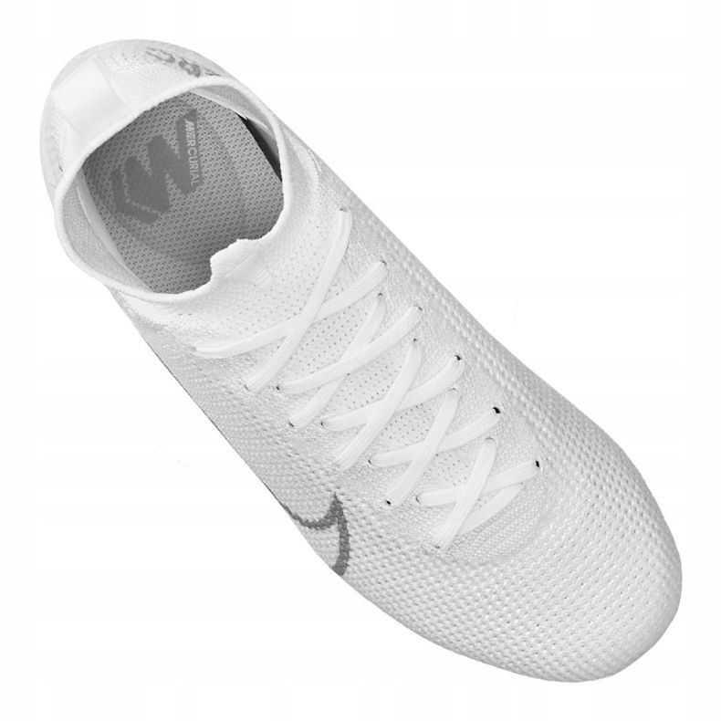 Nike Superfly 7 Elite Fg Jr AT8034-100 soccer shoes white white 2