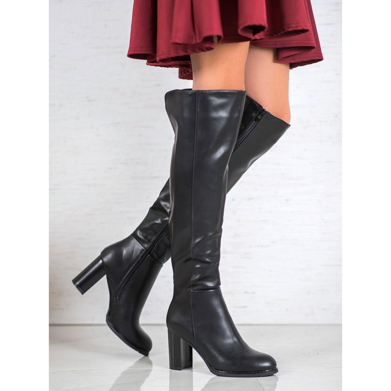 Sixth Sense High Boots With Eco Leather black 1