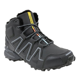 Gray insulated trekking shoes BN8810 grey 1