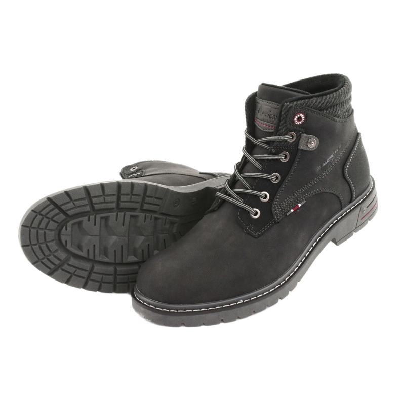 American club RH35 black men's boots 4