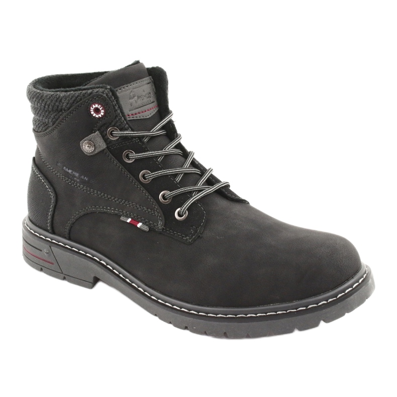 American club RH35 black men's boots 1