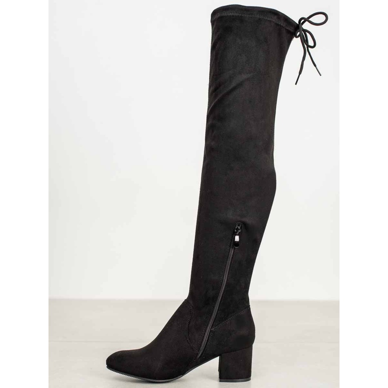Seastar Black Thigh-boots On A Post 1