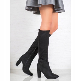 Elegant VINCEZA boots black 1