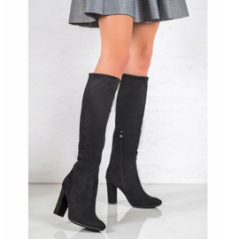 Elegant VINCEZA boots black 2
