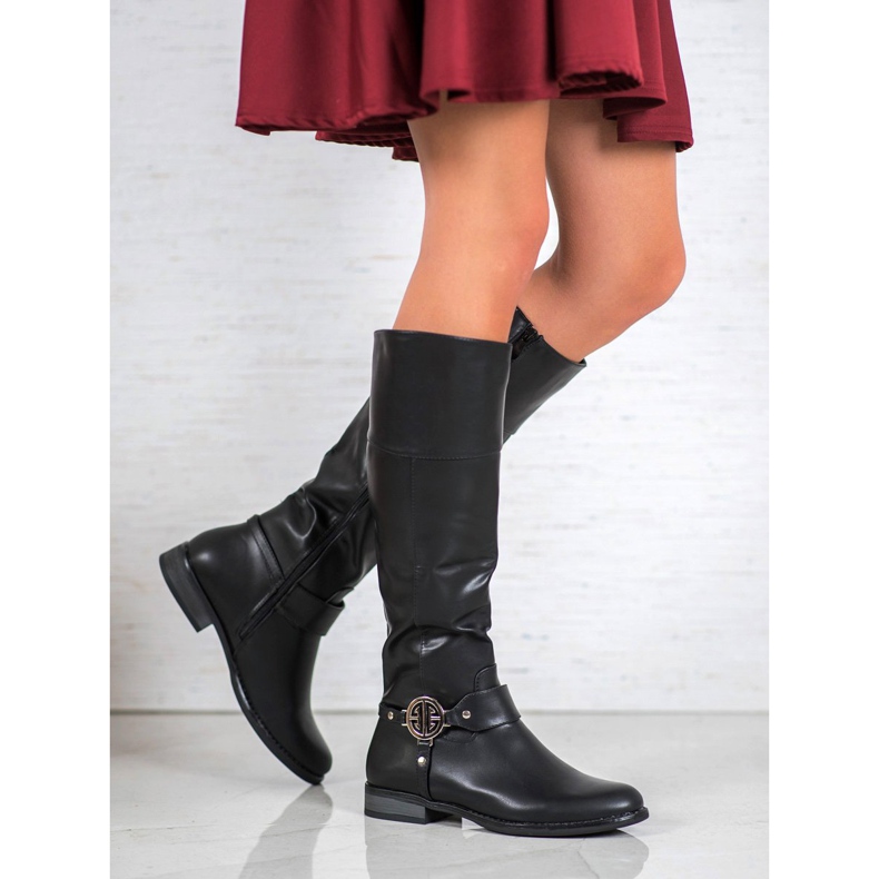 Gogo Black riding boots 2