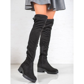 Seastar Thigh-boots On The Platform black 1