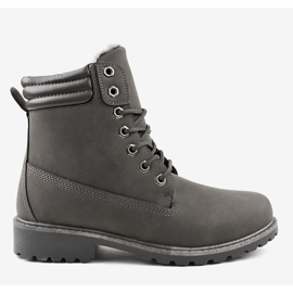 Gray insulated boots W19-32 grey 2
