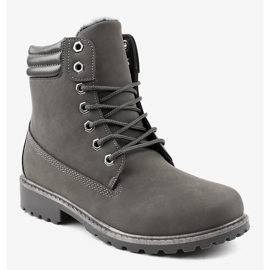 Gray insulated boots W19-32 grey 1