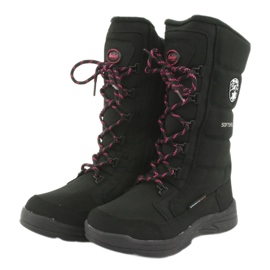 Snow boots with American Club SN12 membrane in black pink 3
