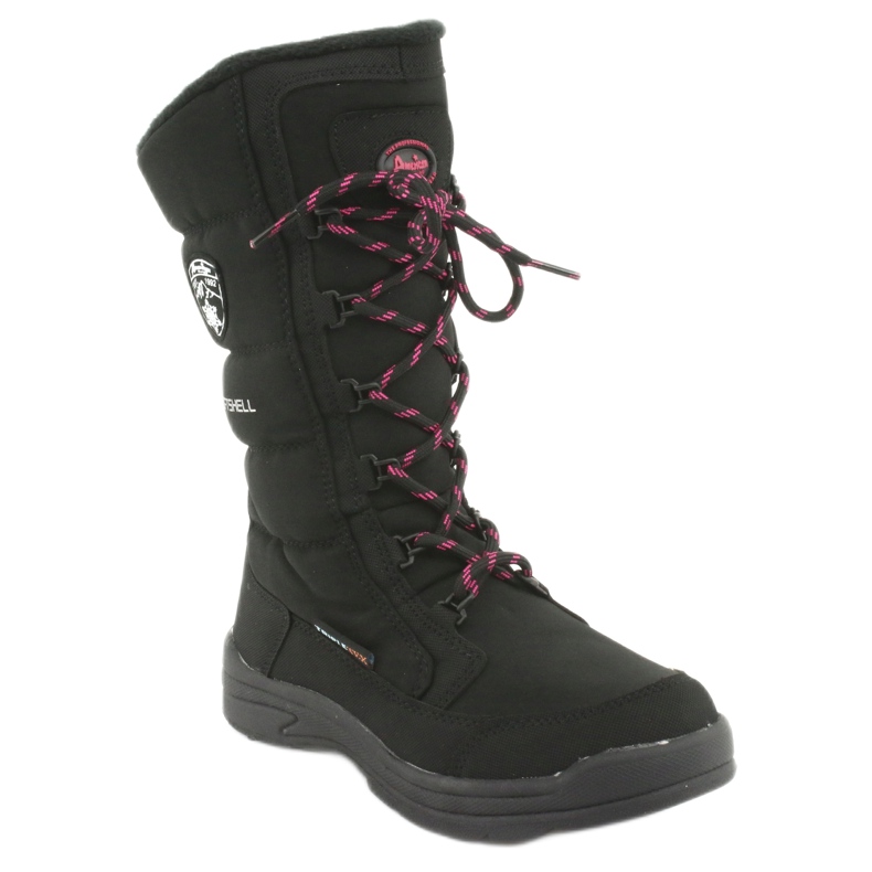Snow boots with American Club SN12 membrane in black pink 1