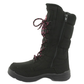 Snow boots with American Club SN12 membrane in black pink 2