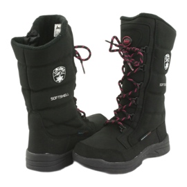 Snow boots with American Club SN12 membrane in black pink 4