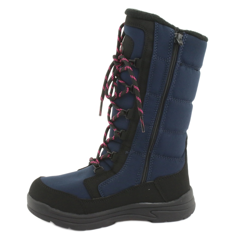 Snow boots with American Club SN12 membrane black navy blue pink 2 Snow boots with American Club SN12 membrane black navy blue pink 2