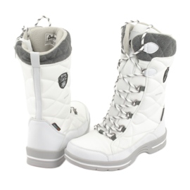 Snow boots with American Club SN08 membrane white grey 4