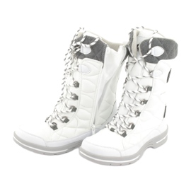 Snow boots with American Club SN08 membrane white grey 5
