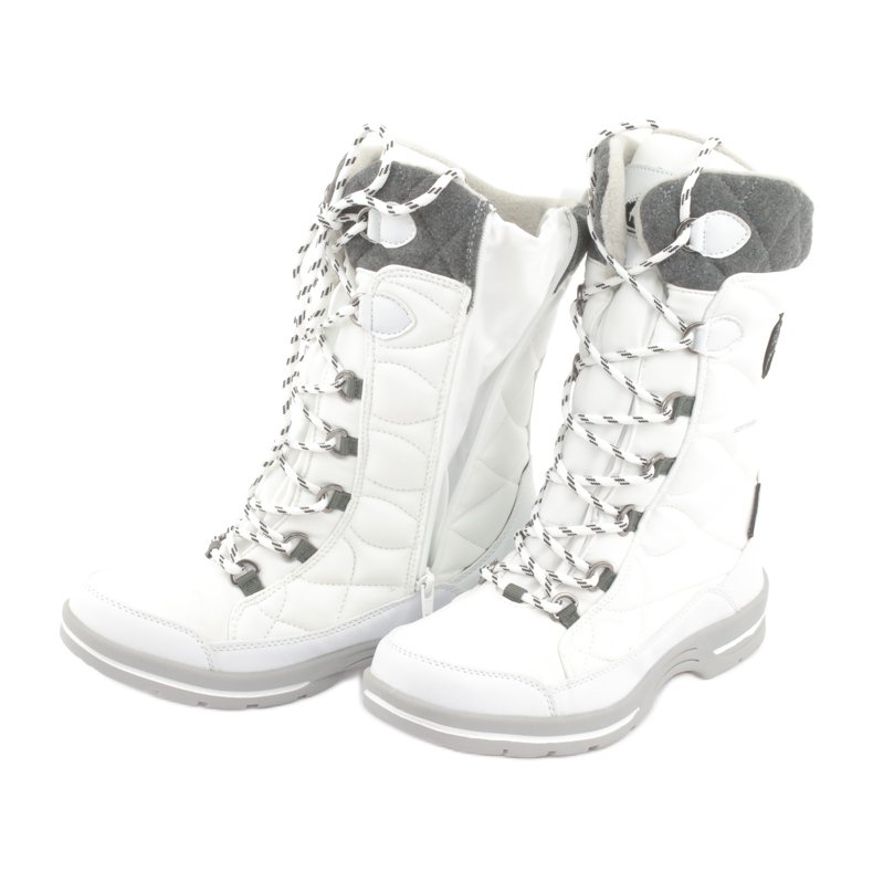 Snow boots with American Club SN08 membrane white grey 5