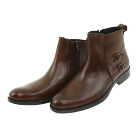 Moskała Mosaic leather ankle boots brown 3 Moskała Mosaic leather ankle boots brown 3