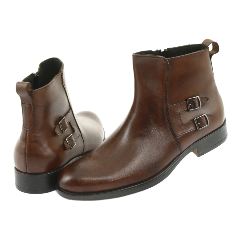 Moskała Mosaic leather ankle boots brown 4 Moskała Mosaic leather ankle boots brown 4