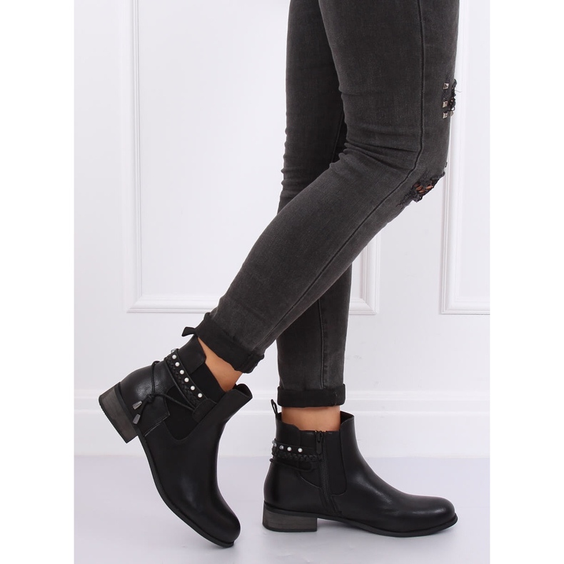 Black Chelsea boots for women 846 Black 1