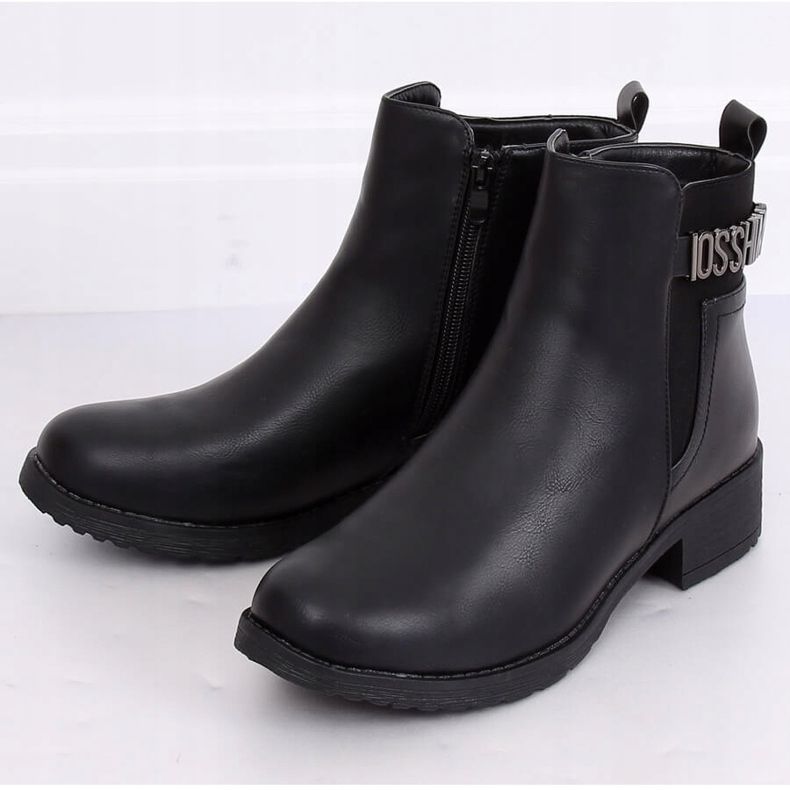 Black women's black boots 1210A-PA Black 1 Black women's black boots 1210A-PA Black 1