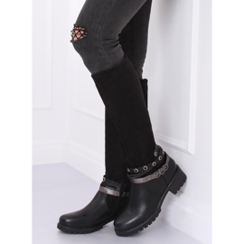 Riding boots on the protector black Z188 Black 2
