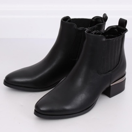 Black Chelsea boots for women 3303 Black 2