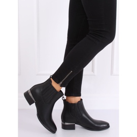 Black Chelsea boots for women 3303 Black 1