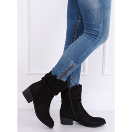 Black Suede women's boots black 3893 Black 1