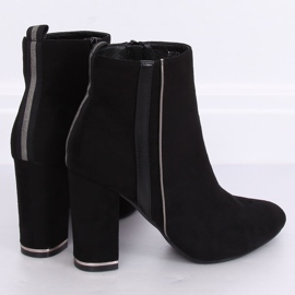 Black high-heeled boots M378 Black 2