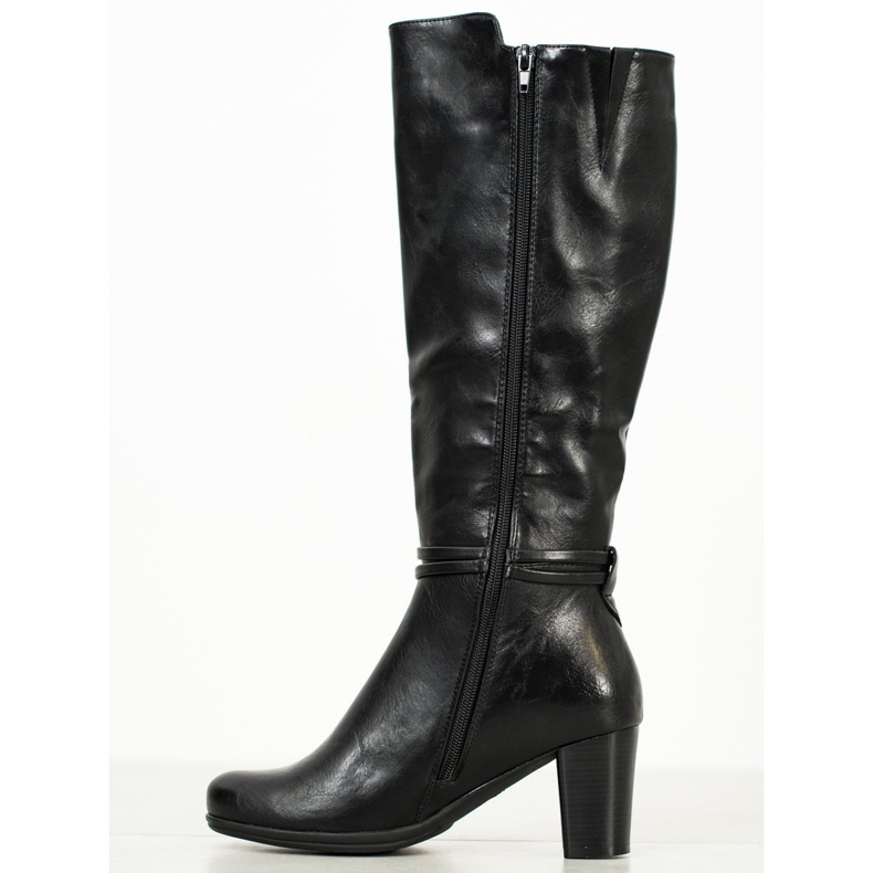 Filippo Warm Black Boots 1