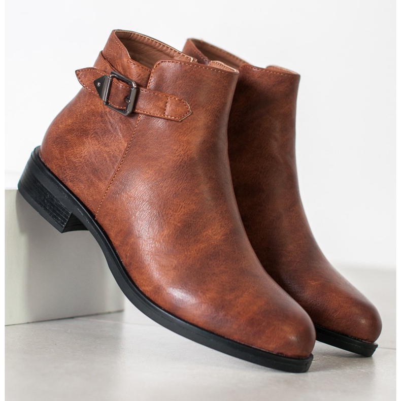 Small Swan Classic Low Boots brown 1