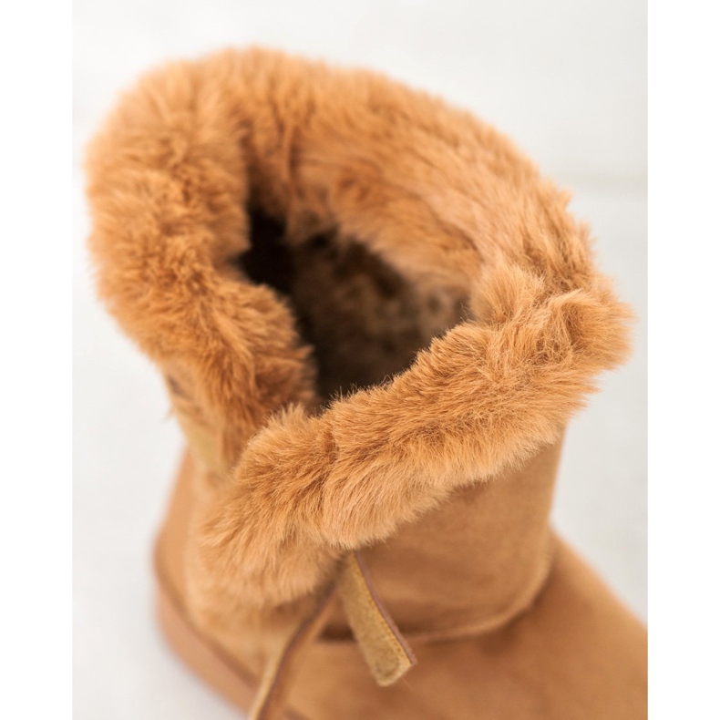 SHELOVET Warm snow boots brown 1