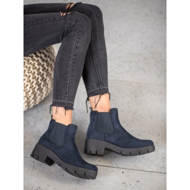 SHELOVET Chelsea Boots On The Platform blue 2 SHELOVET Chelsea Boots On The Platform blue 2