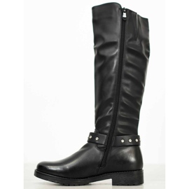 Bella Paris Black riding boots 1